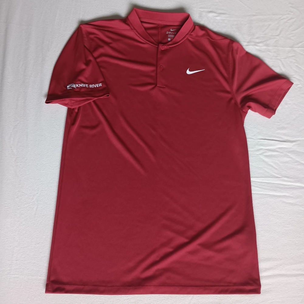 Nike Dri-fit Red Performance Lightweight Tee Shirt